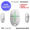 AJAX SpaceControl (WH) - telecomanda 4 butoane, culoare alba