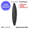 AJAX SpaceControl (BK) - telecomanda 4 butoane, grosime 10mm