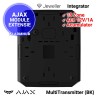Modul hibrid AJAX MultiTransmitter (BK) - suporta 18 zone cablate, carcasa neagra