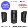 Detector cu camera AJAX MotionCam PhOD (BK) - instalare la interior