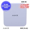 NVR AJAX 16 canale - carcasa de culoare alba sau neagra