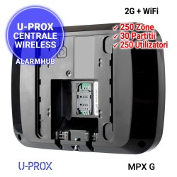 Centrala alarma U-PROX  MPX G - suporta maxim 30 tastaturi si 250 telecomenzi