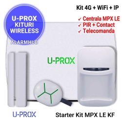 Kit alarma U-PROX MPX LE KF - comunicatie 4G, WiFi si Ethernet