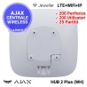 AJAX HUB 2 Plus (WH) - vedere din spate, suport detasabil
