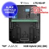 AJAX HUB Hybrid (4G) (BK) - placa de baza, 8 intrari de bucla adresabila